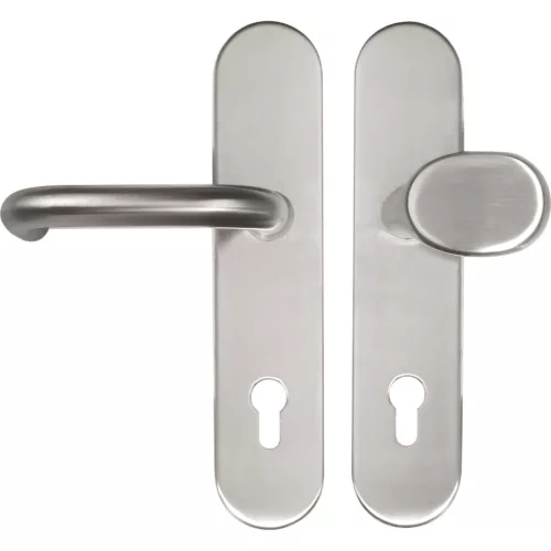 Marchesi pajzsos Biztonsági gombos garnitúra HARMONIE PZ 88 cilinder védő nélkül nemesacél RC2