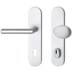   Marchesi hosszúpajzsos Biztonsági váltógarnitúra Gehrung PZ 92 cilinder védővel ezüst eloxált