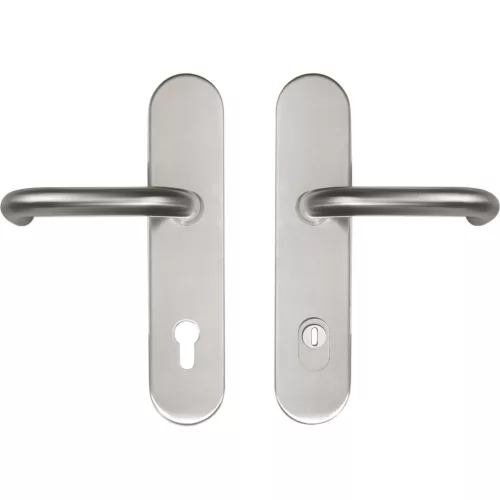 Marchesi hosszúpajzsos Biztonsági kilincsgarnitúra HARMONIE PZ 92 magvédett nemesacél