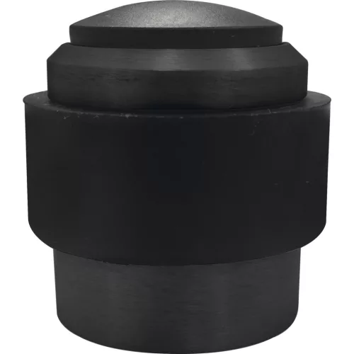 MARCHESI falra/ajtóra szerelhető ajtóütköző fekete gumi átmérő 35 mm fekete