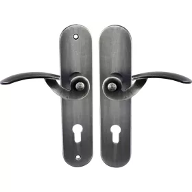   Schösswender pajzsos biztonsági kilincsgarnitúra TOSKANA PZ 88 horg. fekete