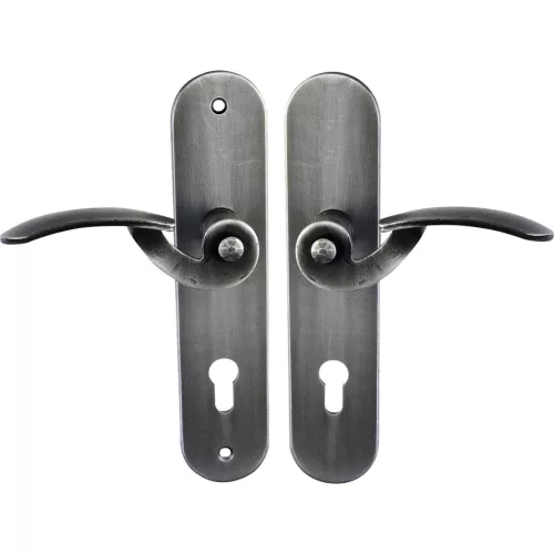 Schösswender pajzsos biztonsági kilincsgarnitúra TOSKANA PZ 88 horg. fekete