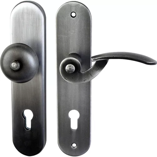 Schösswender hosszúpajzsos biztonsági váltógarnitúra TOSKANA PZ 92 bal oldali horg. fekete passzivál