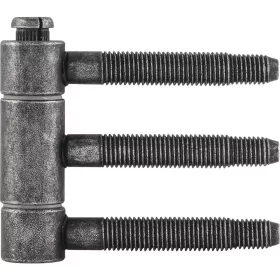 Csapszegespánt 3-részes  18mm magasság 68mm acél fekete