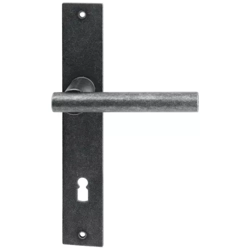 Halcö hoszzúpajzsos kilincsgarnitúra IMST - BB 90 ajtóv.50 fekete passziv.