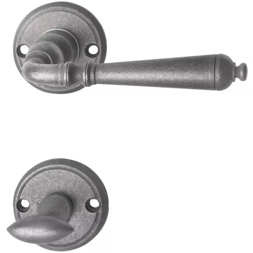 Halcö hosszúpajzsos kilncsgarnitúra GRÖDEN - WC 88 38-45 termopatinizált