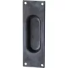 Kagylófogantyú 40 x 120 mm egyenes feketeacél