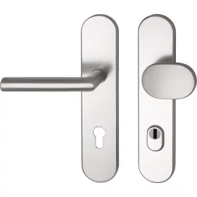   Grundmann biztonsági váltógarnitúra 2552 L-alakú RC2 ezüst eloxált