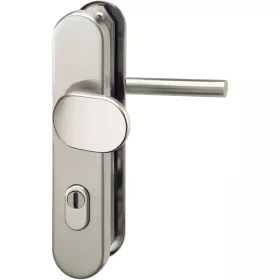   Grundmann biztonsági kilincsgarnitúra 2552 L-alakú KZS RC3 nemesacél matt