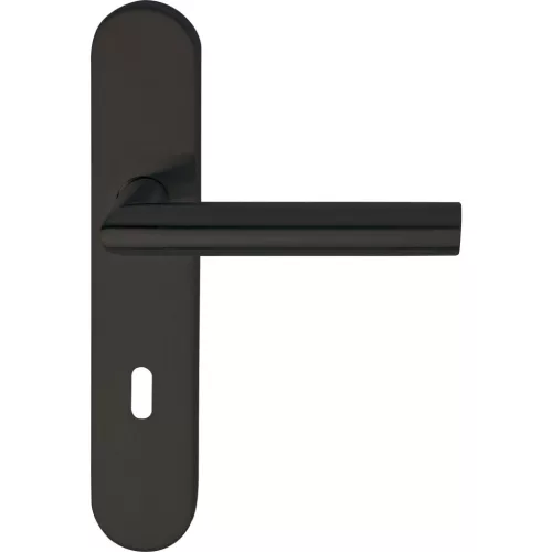 Marchesi rozettás kilincsgarnitúra GEHRUNG BB90 nemesacél matt fekete