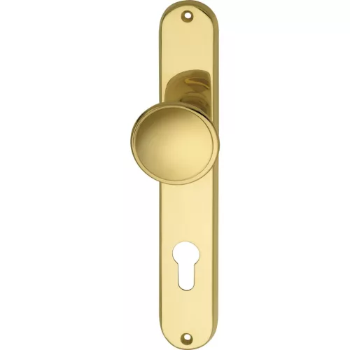 Marchesi hosszúpajzsos gombos garnitúra FH ELEGANT 22 PZ 88 polírozott sárgaréz