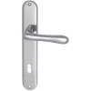 Marchesi hosszúpajzsos kilincsgarnitúra Elegant 22 BB 90 mm krómozott sárgaréz