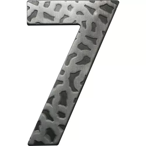 szám 7 kovácsoltvas fekete horg. 120 mm