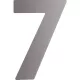 számjegy 7 inox 120mm