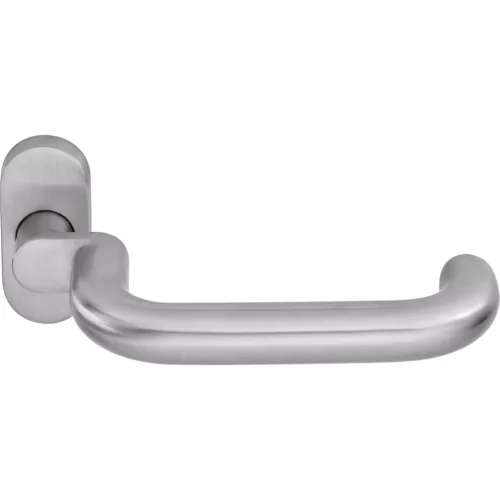 Ogro félkilincs PREMIUM 8100 A/6620 rozettás nemesacél matt