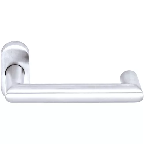 Ogro félkilincs PREMIUM 8907 FS/6620 rozettás alu ezüst eloxált