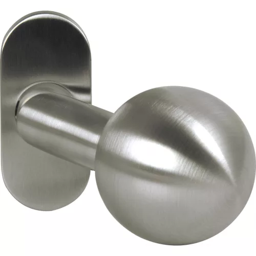 Ogro gombos félkilincs PREMIUM 8350 V FS/6620 rozettás nemesacél matt