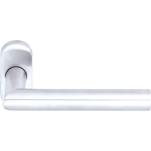 Ogro félkilincs PREMIUM 8906 FS/6621 rozettás alu ezüst eloxált