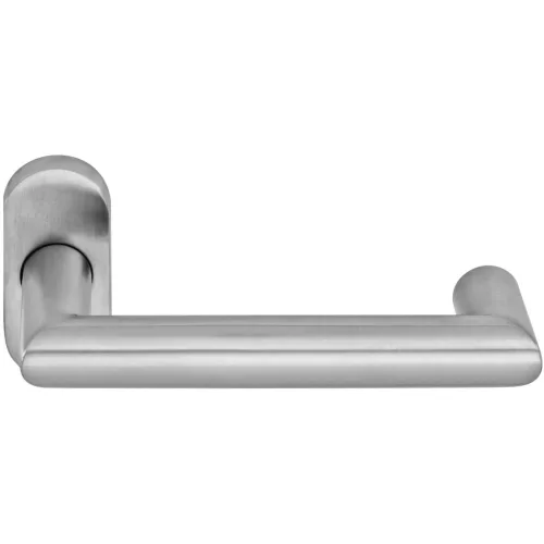 Ogro félkilincs PREMIUM 8907/6621 rozettás nemesacél matt