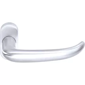   Ogro félkilincs PREMIUM 8999/6621 rozettás alu ezüst eloxált