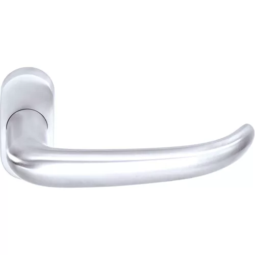 Ogro félkilincs PREMIUM 8999/6621 rozettás alu ezüst eloxált