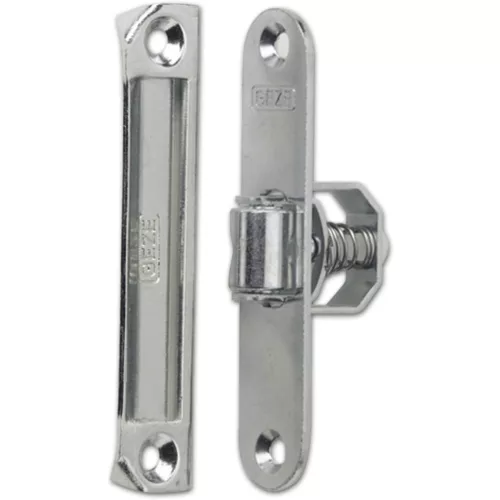 Görgős csappantyúzár kerek előlappal 20 x 110 mm horganyzott acél