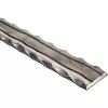 ARTEFERRO korláttető oldalt kalapált 40 x 8 x 3000 mm hornyokkal kovácsoltvas