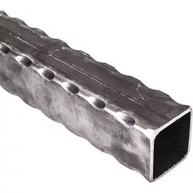   ARTEFERRO cső 80 x 80 x 25 hossz 3000 mm kovácsoltvas kalapált