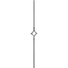 ARTEFERRO Design rúd VK 12 Design elemmel 1000 mm kovácsoltvas