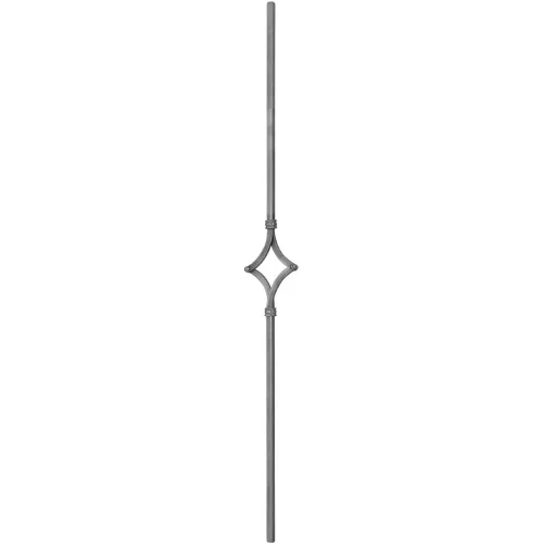 ARTEFERRO Design rúd VK 12 Design elemmel 1000 mm kovácsoltvas