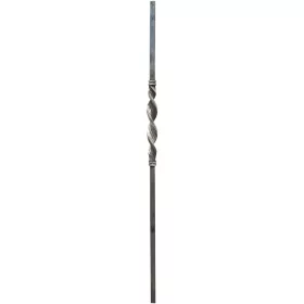   ARTEFERRO korlátindító rúd középen megcsavarva 20x20 x1200mm kovácsoltvas