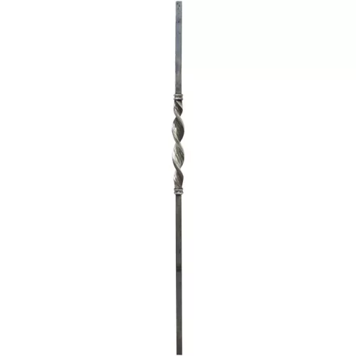 ARTEFERRO korlátindító rúd középen megcsavarva 20x20 x1200mm kovácsoltvas