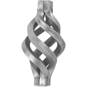   ARTEFERRO díszítőelem profil 12 x 12 mm 60 x 125 mm kovácsoltvas