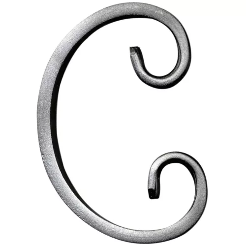 ARTEFERRO C csiga 70 x 105 mm kovácsoltvas