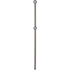   ARTEFERRO lyukdíszes korlátoszlop ? 25mm kerek 2 lyukkal 1200mm kovácsoltvas