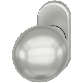   FSB ajtógomb rozettán 7 802 ? 50 mm egyenes forgatható ezüst eloxált