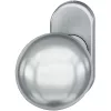 FSB ajtógomb rozettán 7 802 ? 50 mm egyenes forgatható rozsdam. acél matt