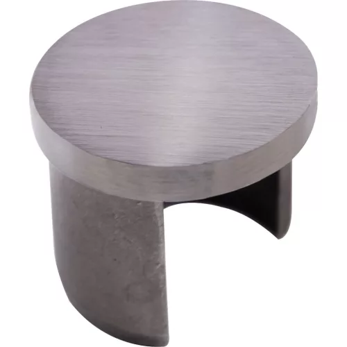 IAM DESIGN végzáró kerek horny. csőhöz lapos cső ? 424 csisz. nemesacél V2A