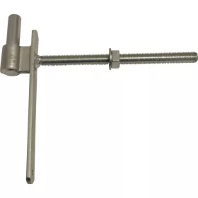   átmenő csavaros kapupánt csap 18 mm 14 x 195 mm nemesacél hatású