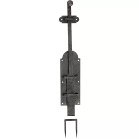 Ajtóretesz Klam 450 mm vas szálcsiszolt