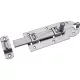 Egyenes tolóretesz fogadóval alaplap 80 x 25 mm horganyzott