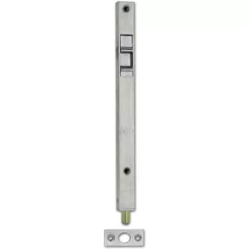   Ajtóélretesz U-ház tolófogantyúval 400 x 24 x 15 mm löket 25 horg. acél