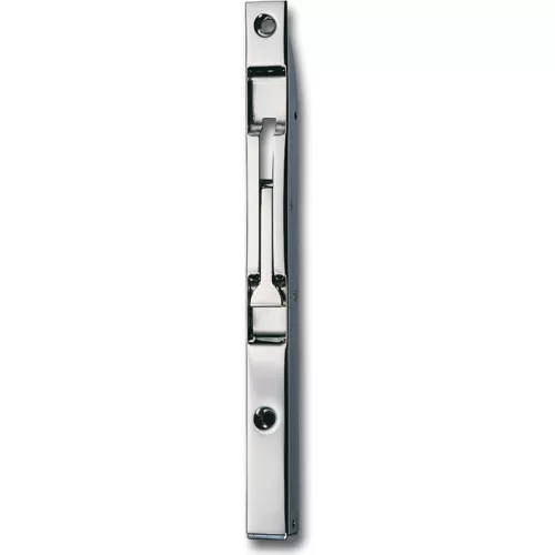 Ajtóélretesz U-ház áthajtókarral 400 x 17 x 15 mm löket 15 mm nemesacél