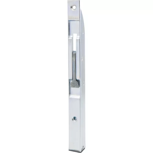 Ajtóélretesz U-ház áthajtókarral 200 x 18 x 17 mm löket 14 ezüst horg. acél