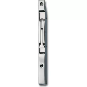   Ajtóélretesz U-ház áthajtókarral 400 x 18 x 17 mm löket 15 nikkelezett acél