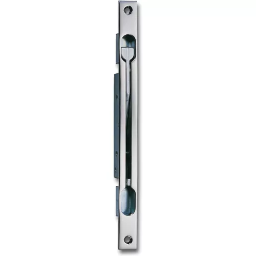 Kettős ajtóretesz 14 mm lökethossz 250 x 20 x 27 mm nemesacél