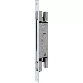   Kettős ajtóretesz 20 mm lökethossz 285 x 22 x 27 mm nemesacél