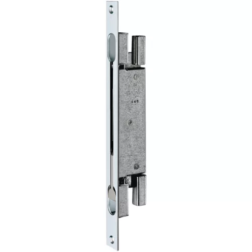 Kettős ajtóretesz 20 mm lökethossz 285 x 22 x 27 mm nemesacél