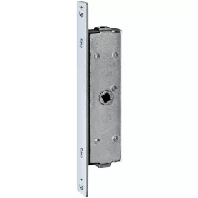   Beépítő retesz előlappal 196 x 24 x 3 mm belső menet M 10 DM 18 horg.acél