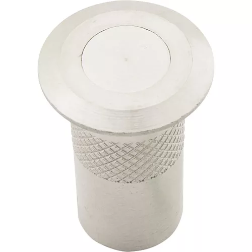 Padlópersely zárral 10 mm nikkelezett sárgaréz